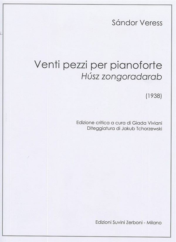 Venti Pezzi   per Pianoforte  