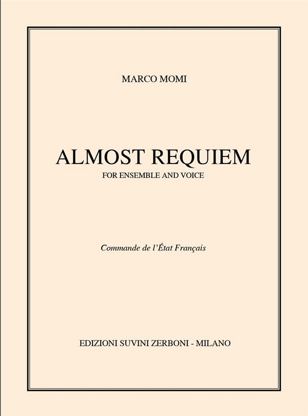 Almost Requiem  Vocal  