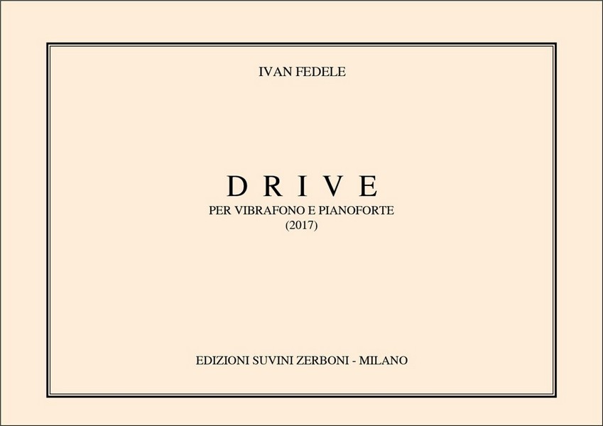 Drive  Vibraphon und Klavier  Buch + Einzelstimme