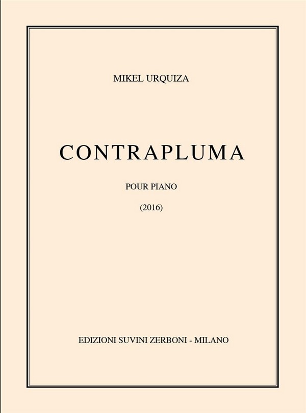 Contrapluma&nbsp;&nbsp;pour piano&nbsp;&nbsp;