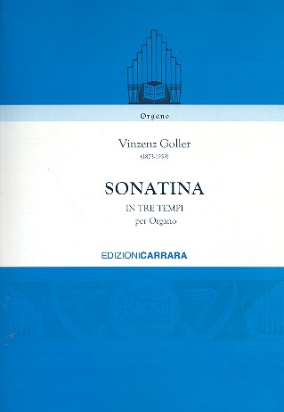 Sonatina in tre tempi&nbsp;&nbsp;per organo&nbsp;&nbsp;