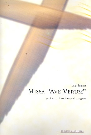 Missa Ave verum&nbsp;&nbsp;per coro misto e organo&nbsp;&nbsp;partitura
