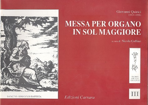 Messa sol maggiore&nbsp;&nbsp;per organo&nbsp;&nbsp;