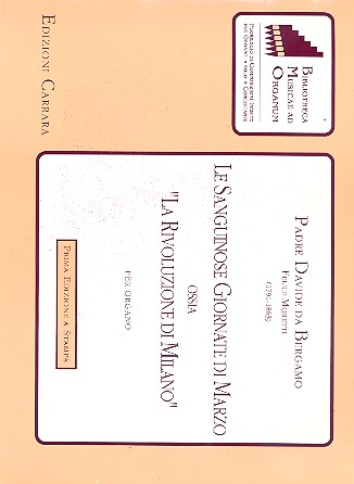 Le sanguinose giornate di marzo&nbsp;&nbsp;per organo&nbsp;&nbsp;