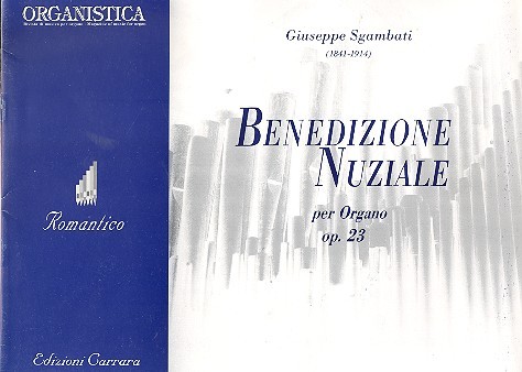 Benedizione nuziale op.23  per organo  