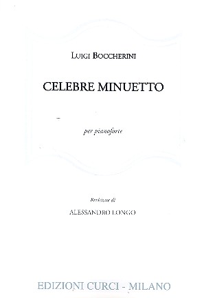 Celebre Minuetto op.11,5  per pianoforte  