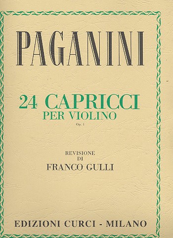 24 Capricci op.1  per violino  