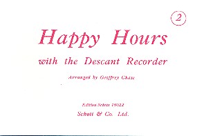 Happy Hours vol.2&nbsp;&nbsp;for descant recorder&nbsp;&nbsp;