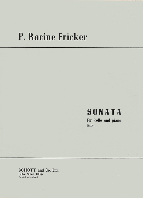 Sonate op. 28  für Violoncello und Klavier  
