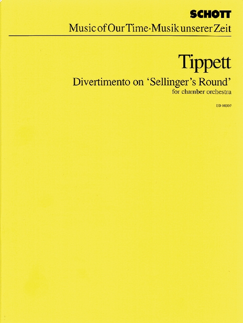 Divertimento on Sellinger's Round  for chamber orchestra  Studienpartitur