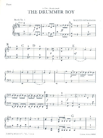 The Drummer Boy&nbsp;&nbsp;für Kinderchor und Instrumente&nbsp;&nbsp;Klavier
