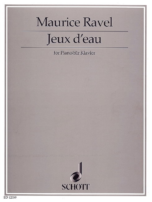 Jeux d'eau&nbsp;&nbsp;für Klavier&nbsp;&nbsp;