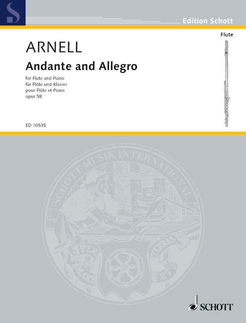 Andante and Allegro op. 58/1  für Flöte und Klavier  
