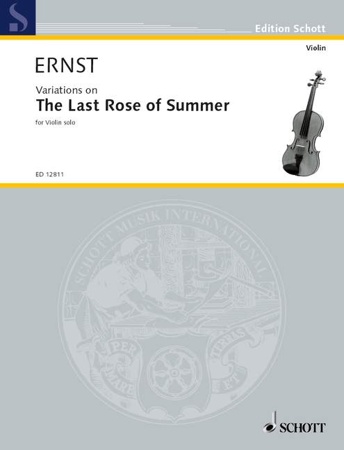 Variations on The last Rose of Summer  für Violine und Klavier  