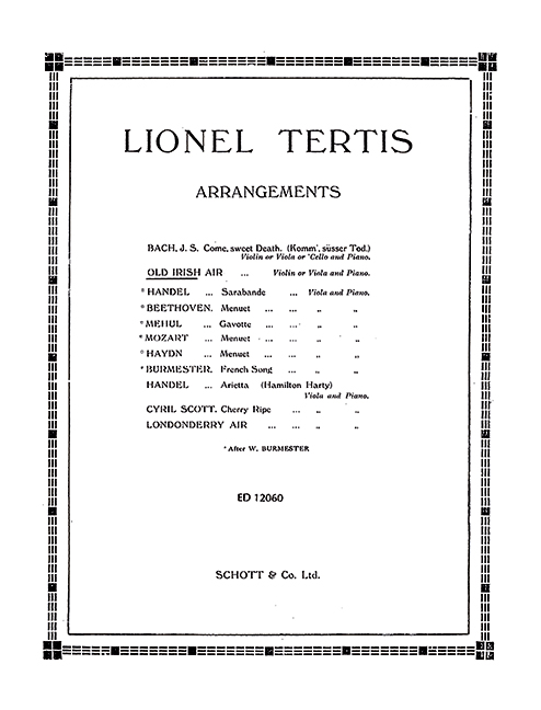 Old Irish Air&nbsp;&nbsp;für Violine (Viola) und Klavier&nbsp;&nbsp;