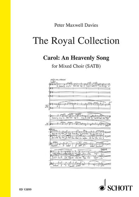 An Heavenly Song Carol  for mixed chorus and organ  