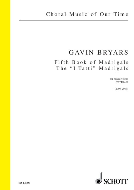Bryars, Gavin, Fifth Book of Madrigals (