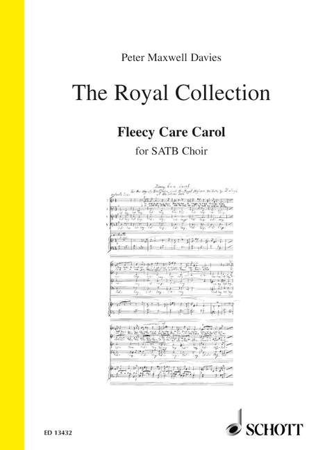 Fleecy Care Carol  for mixed chorus a cappella  score