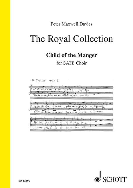 Child of the Manger  for mixed chorus a cappella  score