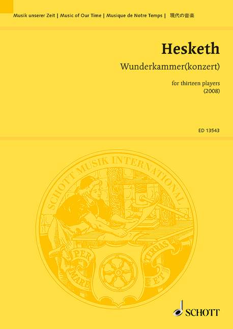Wunderkammer(konzert)  for 13 players  study score