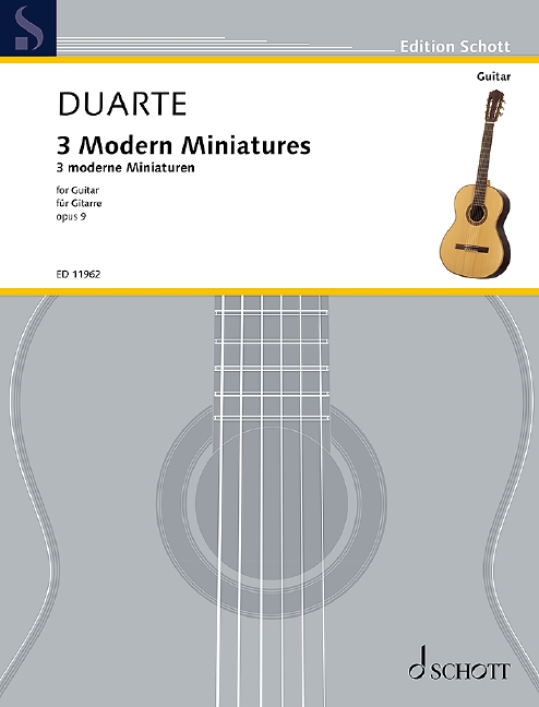 Duarte, John William, Three Modern Miniatures op. 9&nbsp;&nbsp;Gitarre&nbsp;&nbsp;