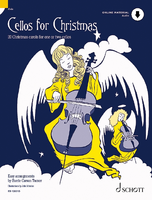 Cellos for Christmas (+Online Audio)  1-2 Violoncelli  