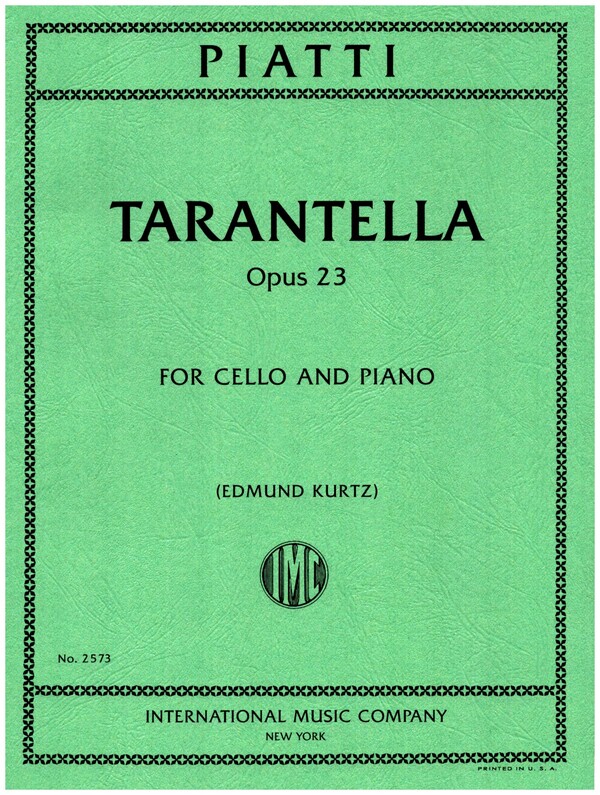 Tarantella op.23  for 2 violoncelli and piano  