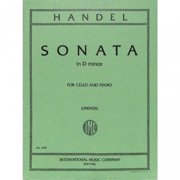 Sonata in D minor&nbsp;&nbsp;for violoncello and piano&nbsp;&nbsp;