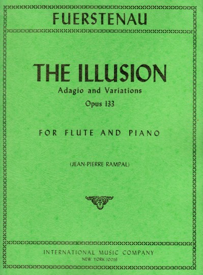 The Illusion (Adagio Con Variazioni )op.133   for flute and piano  