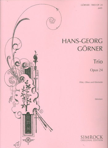 Trio op.24&nbsp;&nbsp;für Flöte, Oboe und Klarinette&nbsp;&nbsp;Stimmensatz