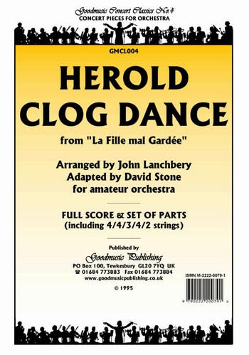Clog Dance from La fille mal gardée  for orchestraparts (strings 4-4-3-4-2)  Orchestra