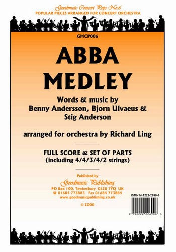 Abba (Medley)  for orchestra  score and parts (strings 4-4-3-4-2)