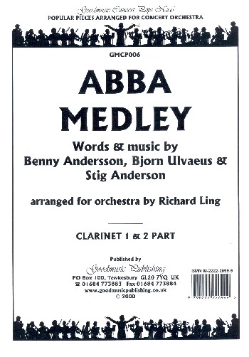 Abba Medley:  for orchestra  clarinet 1/2