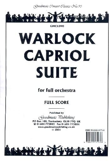 Capriol Suite  for orchestra  score