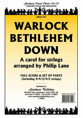 Bethlehem down  for string orchestra  score and parts (4-4-3-4-2)