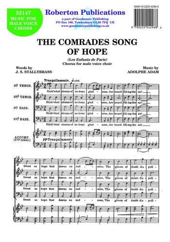 Adam  Comrades Song Of Hope  Choir - Male voices