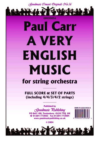 A very English Music  for string orchestra  score and parts (4-4-3-4-2)