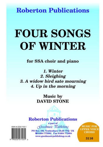 4 Songs of Winter  for female chorus and piano  score