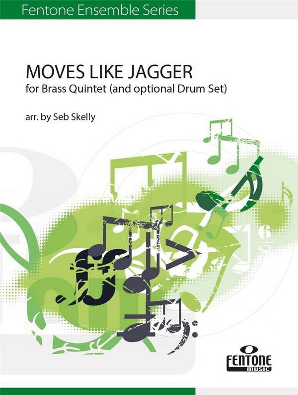 Moves Like Jagger&nbsp;&nbsp;Brass Quintet and Opt Percussion&nbsp;&nbsp;set