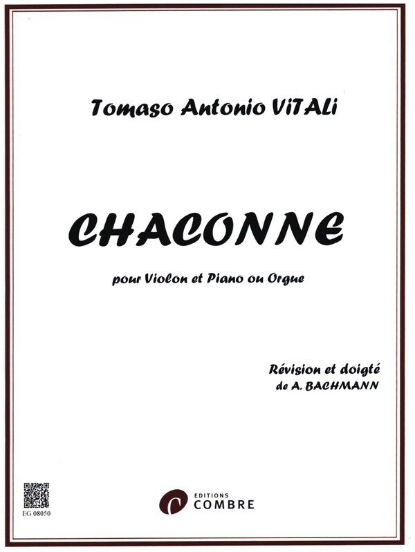 Chaconne pour violin  et piano (orgue)  
