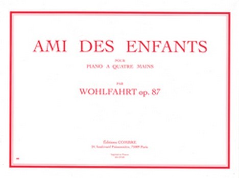 WOHLFAHRT Heinrich&nbsp;&nbsp;Ami des enfants Op.87&nbsp;&nbsp;piano à 4 mains Partition