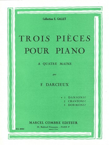 DARCIEUX Francisque&nbsp;&nbsp;Dansons !&nbsp;&nbsp;piano à 4 mains Partition