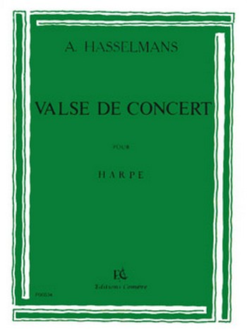 HASSELMANS Alphonse&nbsp;&nbsp;Valse de concert&nbsp;&nbsp;harpe Partition