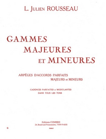 ROUSSEAU L. J.&nbsp;&nbsp;Gammes majeures et mineures&nbsp;&nbsp;piano Partition