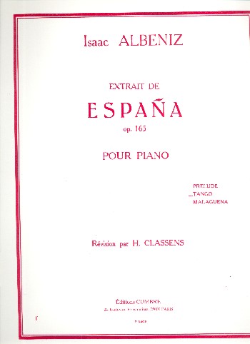 Tango op.165  pour piano  