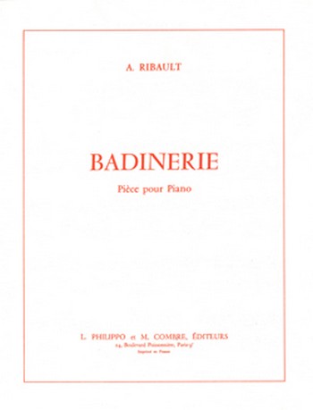 Badinerie&nbsp;&nbsp;pour piano&nbsp;&nbsp; 