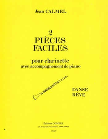 2 Pièces faciles  pour clarinette et piano  partition
