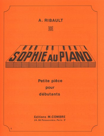RIBAULT André&nbsp;&nbsp;Sophie au piano&nbsp;&nbsp;piano Partition