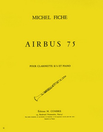 FICHE Michel&nbsp;&nbsp;Airbus 75&nbsp;&nbsp;clarinette et piano Partition