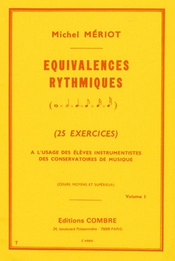 Equivalences rythmiques vol.1    